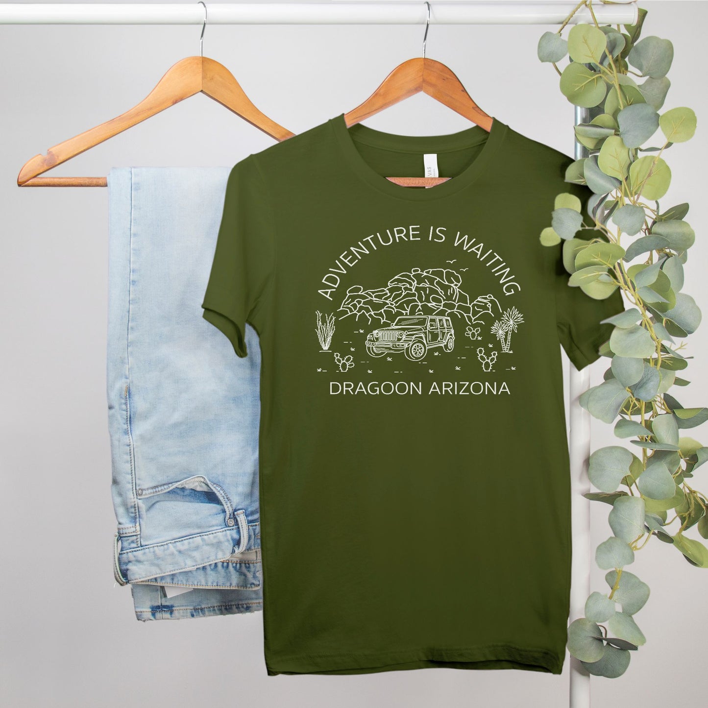 Adventure is Waiting Dragoon Arizona T-shirt