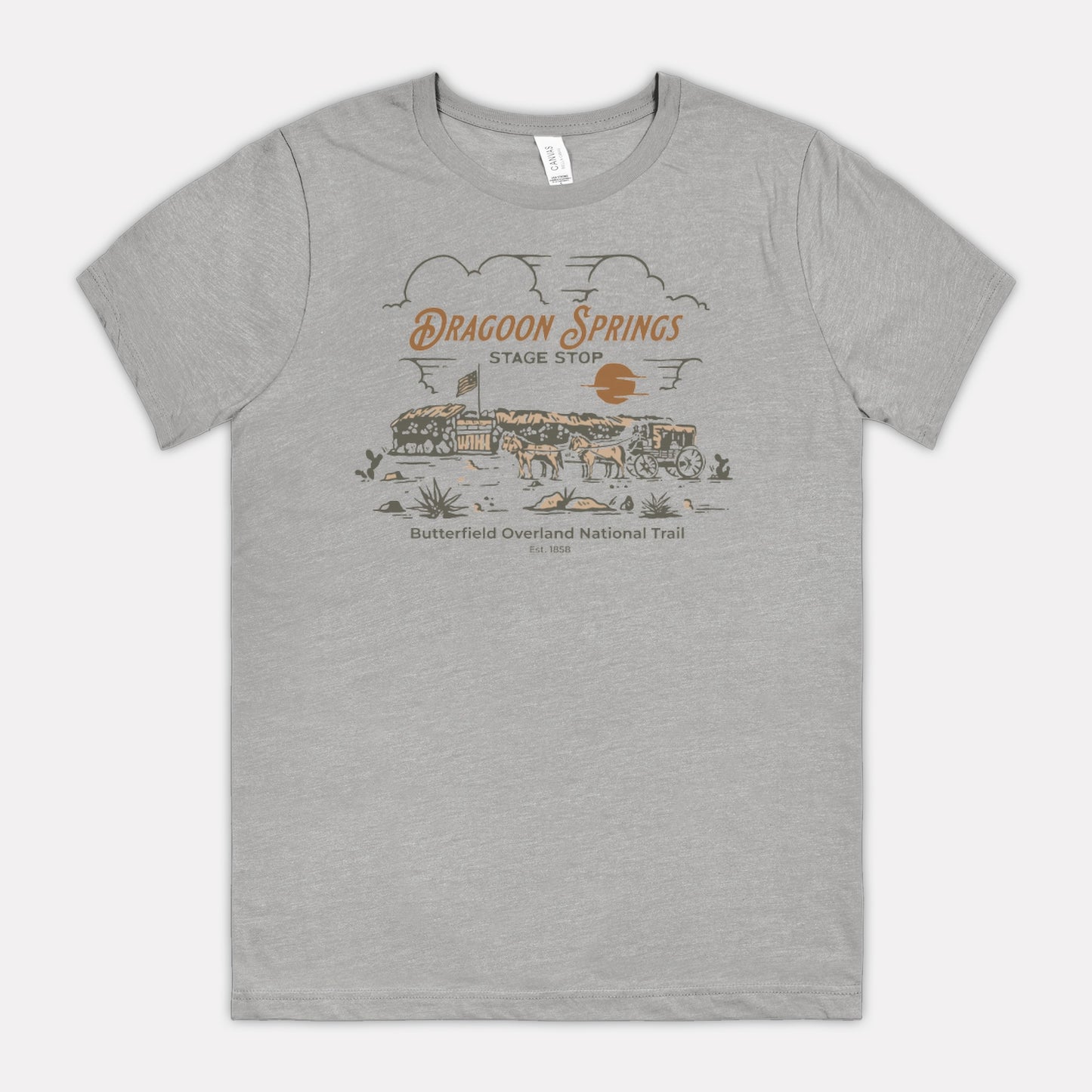 Dragoon Springs Butterfield Stage Stop T-shirt