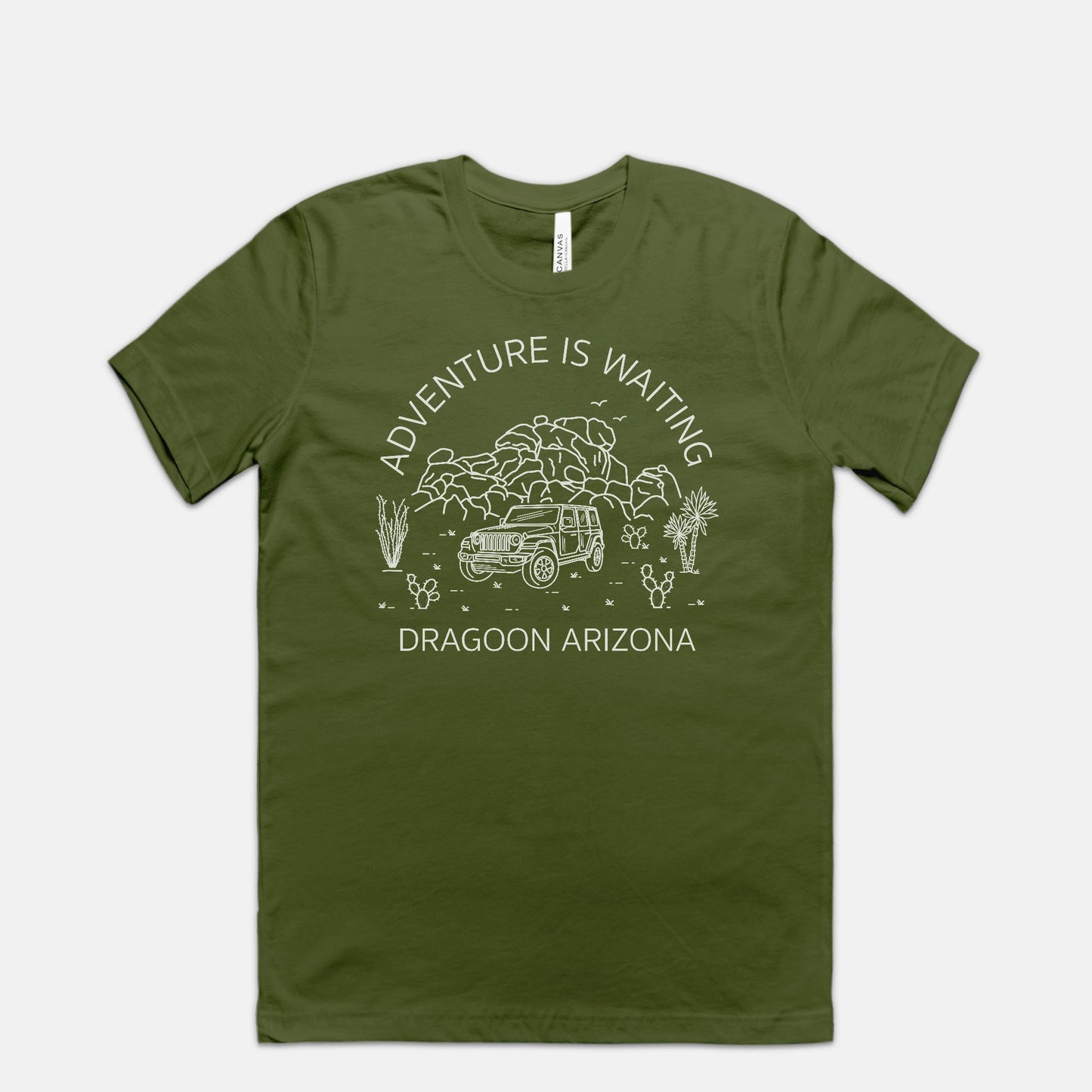 Adventure is Waiting Dragoon Arizona T-shirt