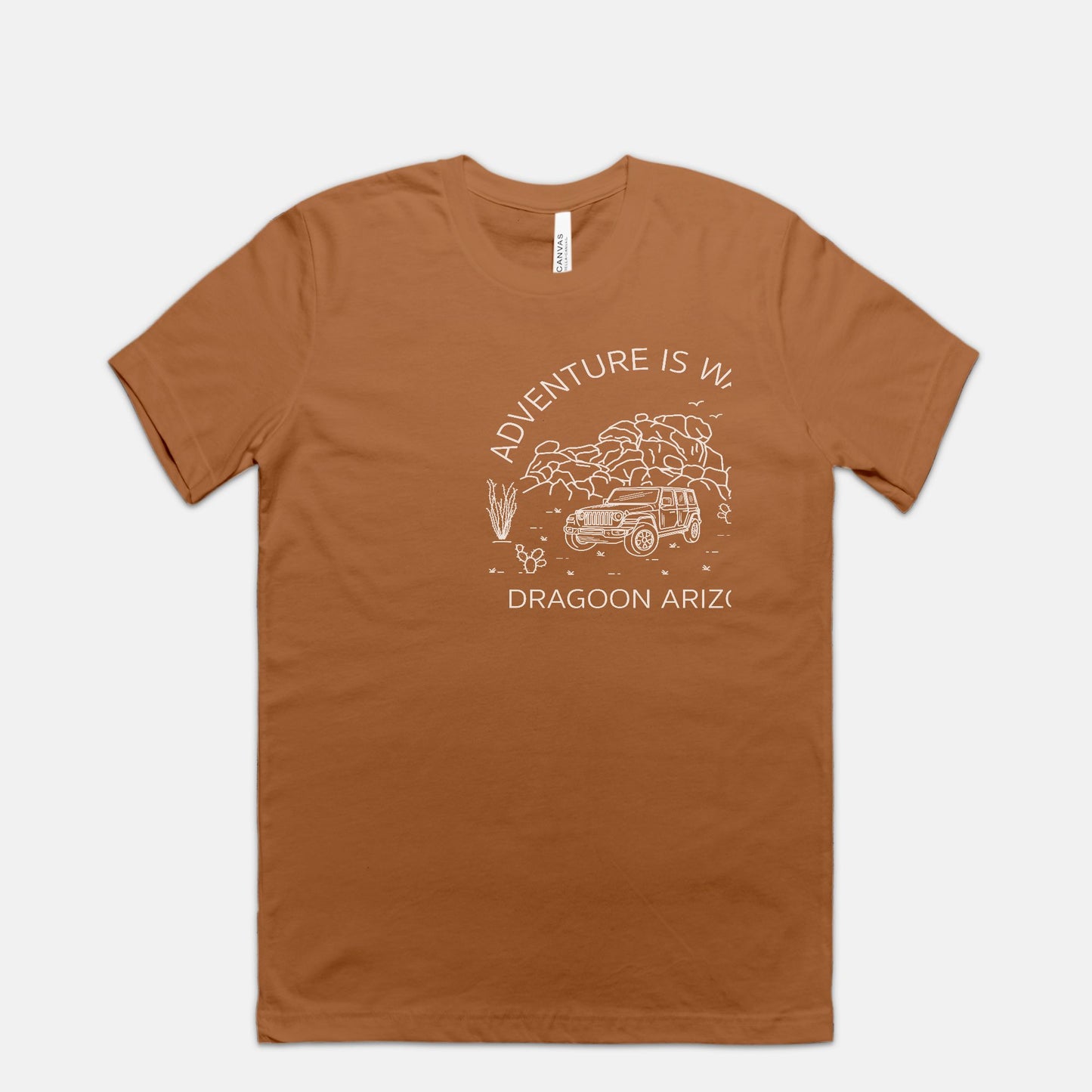 Adventure is Waiting Dragoon Arizona T-shirt