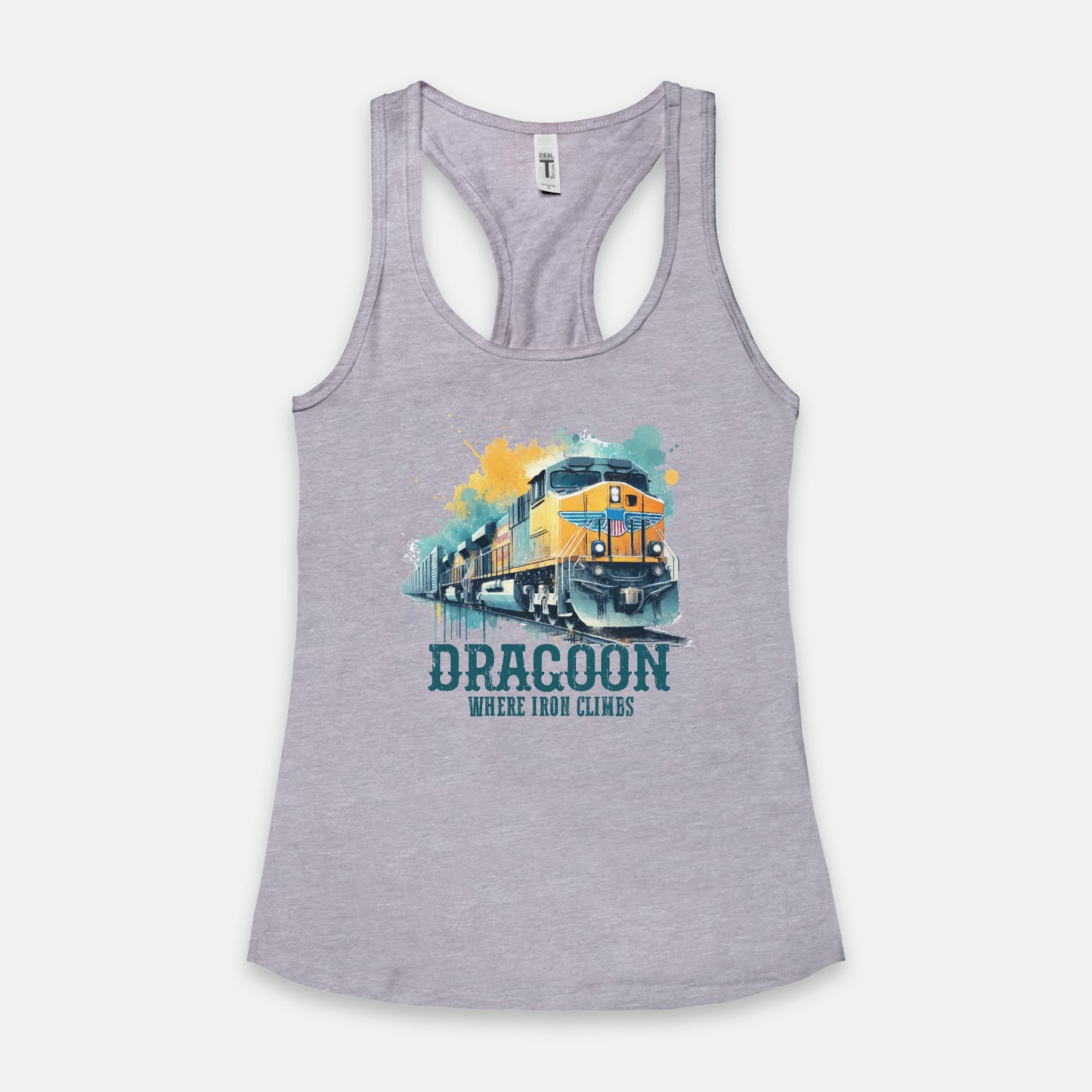 Where Iron Crawls Dragoon Arizona Women's Racerback Tank