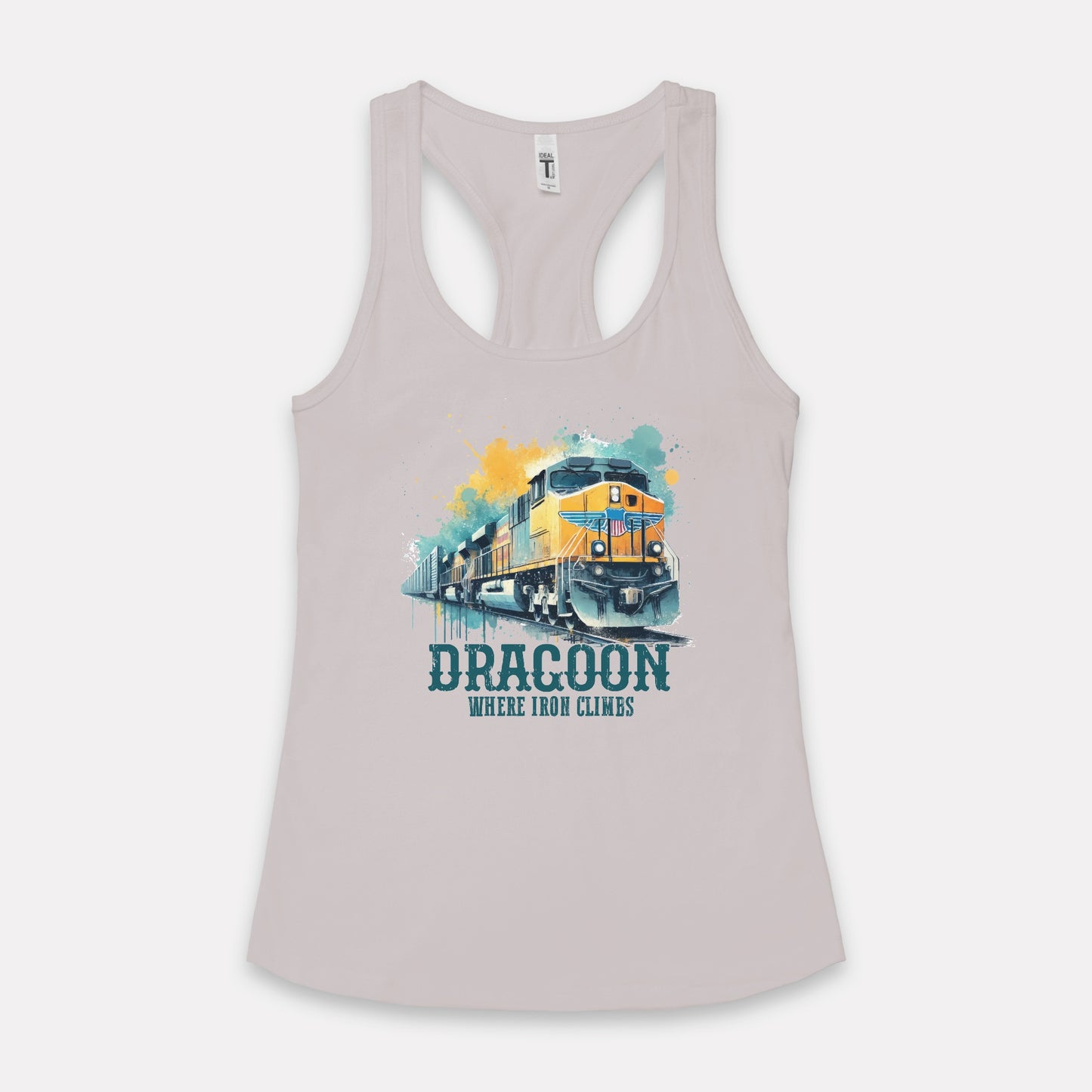 Where Iron Crawls Dragoon Arizona Women's Racerback Tank